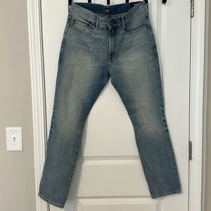 NWT GAP DENIM Men’s GapFlex Jeans Skinny in Light Wash Six 32x30